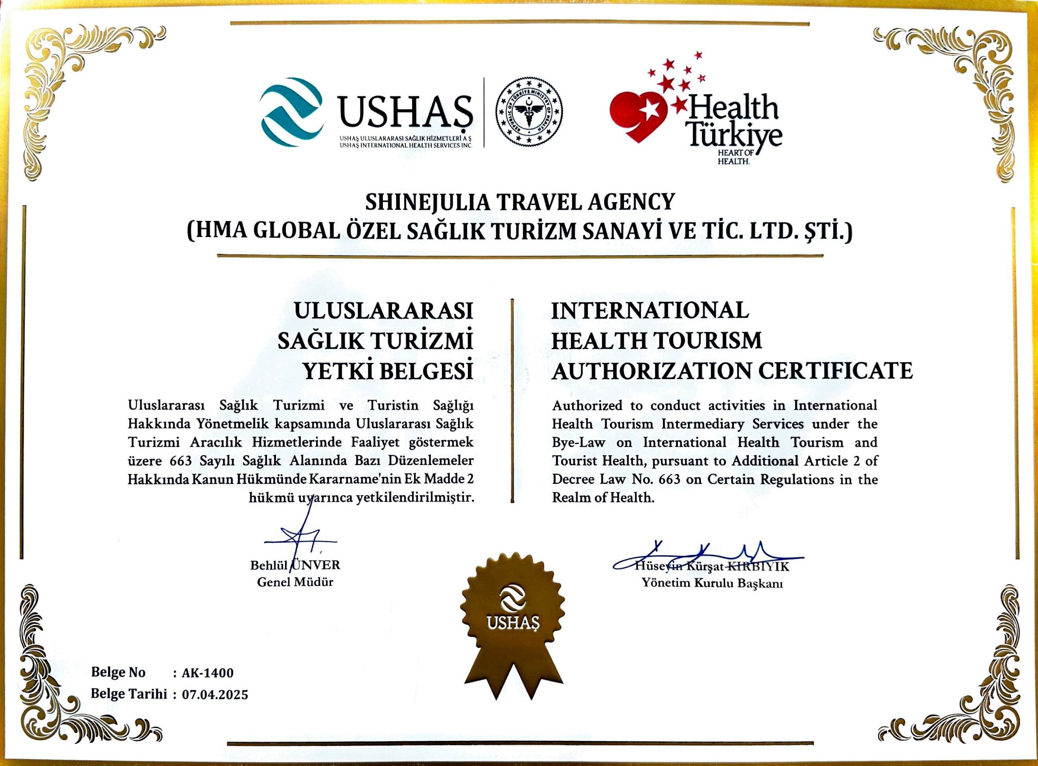 Yetki Belgesi
